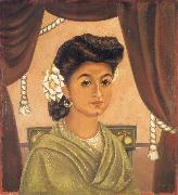 Frida Kahlo Portrait of Lupita Morillo oil